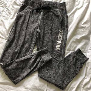Vs PINK ultimate yoga joggers gray